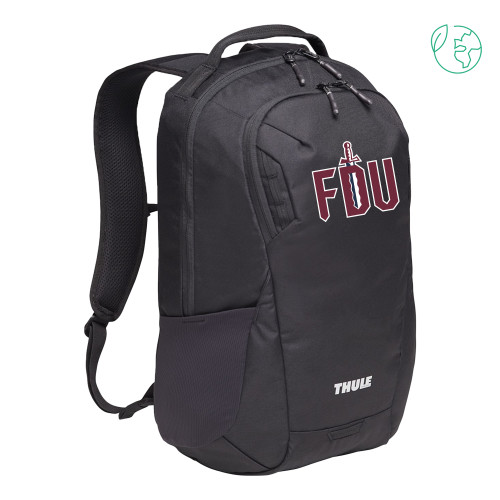  Thule Black Recycled Lumion 15 in. Computer Backpack - FDU with Sword