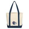 Thumbnail image for  Cotton Canvas Natural/Navy Tote Bag