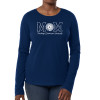 Thumbnail image for  Fall Rush Ladies Navy Long Sleeve Tee