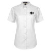 Thumbnail image for  Womens White Twill Button Up Short Sleeve