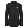 Thumbnail image for  Womens Black Twill Button Down Long Sleeve 