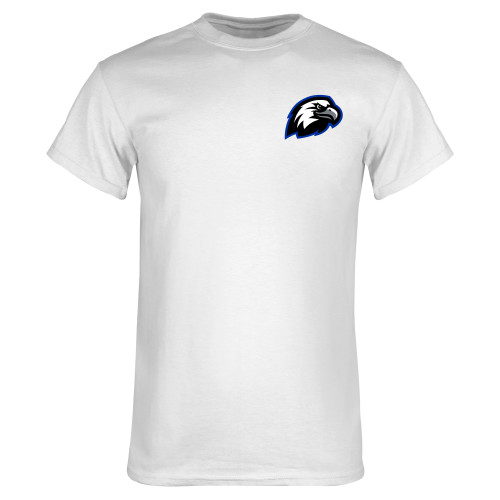  White T Shirt - Faulkner University Mascot Head