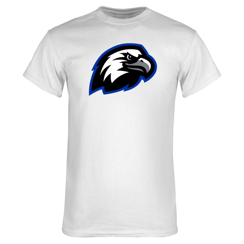  White T Shirt - Faulkner University Mascot Head