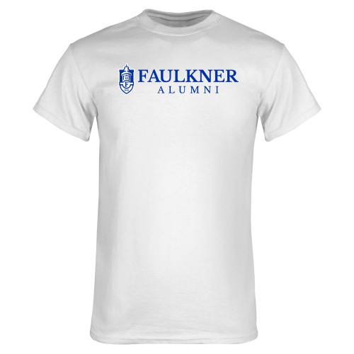  White T Shirt - Faulkner Alumni