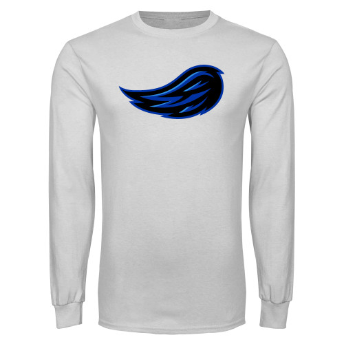  White Long Sleeve T Shirt - Faulkner University Wing