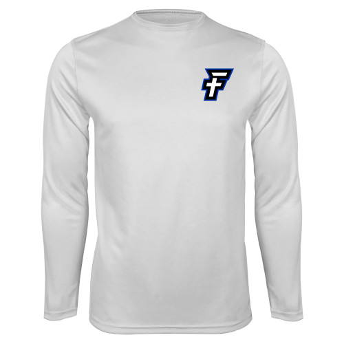  White Performance Long Sleeve Shirt - Faulkner University F