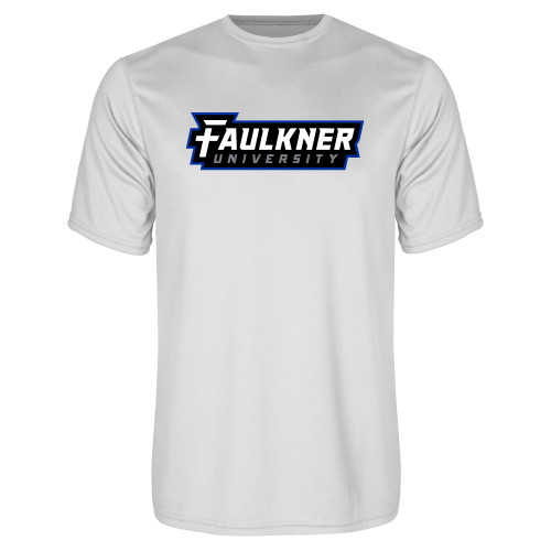  White Performance Tee - Faulkner University