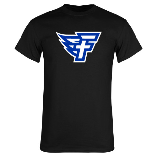  Black T Shirt - Faulkner University F Wing