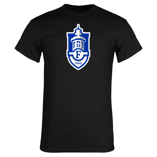  Black T Shirt - Faulkner University Crest