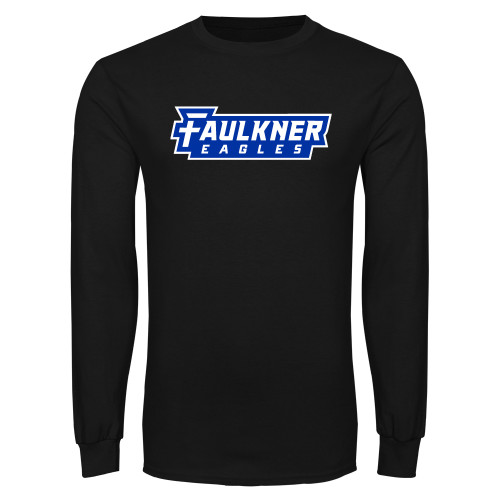  Black Long Sleeve T Shirt - Faulkner Eagles