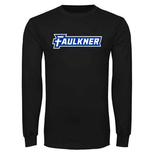  Black Long Sleeve T Shirt - Faulkner