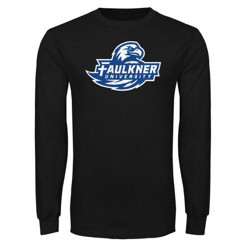  Black Long Sleeve T Shirt - Distressed