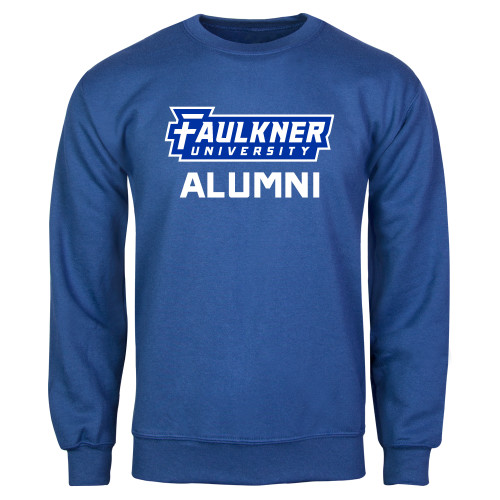  Royal Fleece Crew - Faulkner University Alumni