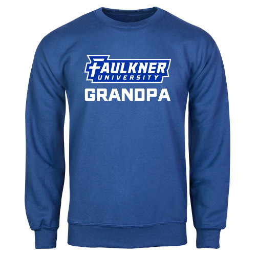  Royal Fleece Crew - Faulkner University Grandpa