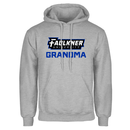  Grey Fleece Hoodie - Faulkner University Grandma