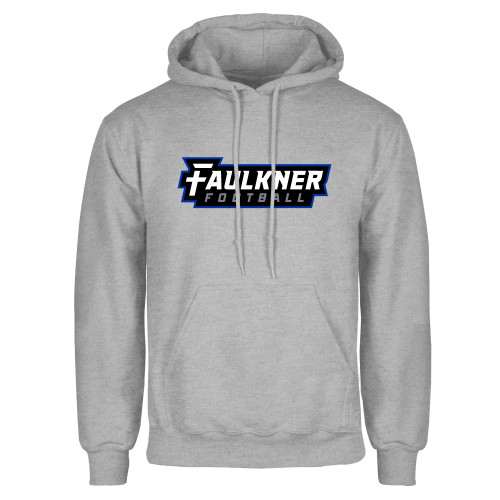  Grey Fleece Hoodie - Faulkner University Football