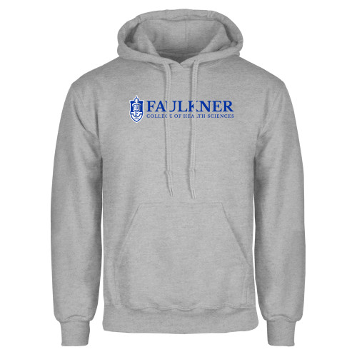 Grey Fleece Hoodie - Faulkner University College of Health Sciences