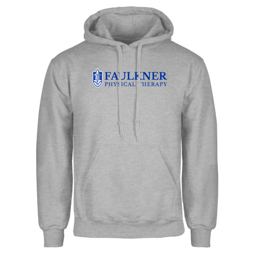  Grey Fleece Hoodie - Faulkner University Physical Therapy