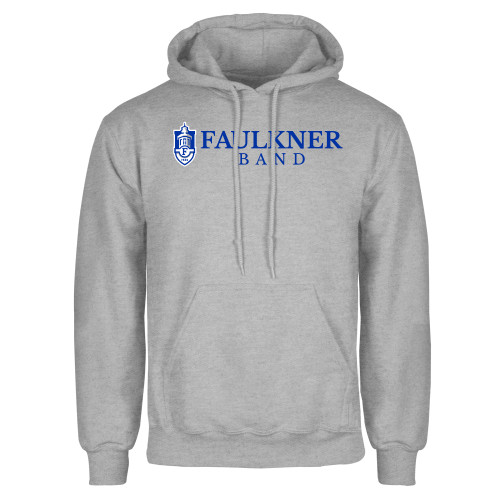  Grey Fleece Hoodie - Faulkner University Band