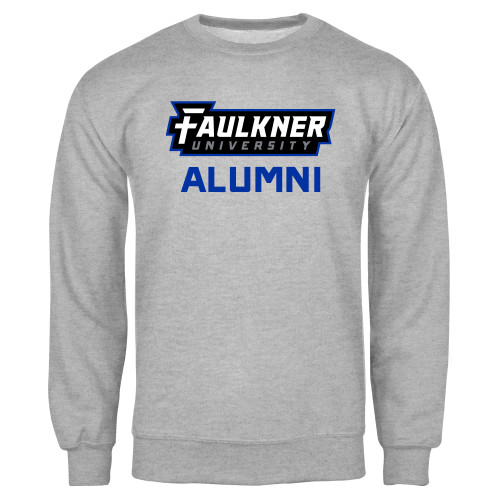  Grey Fleece Crew - Faulkner University Alumni