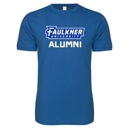  Next Level Royal SoftStyle T Shirt - Faulkner University Alumni