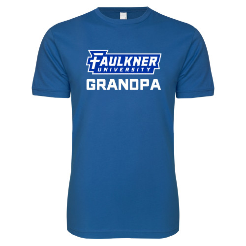  Next Level Royal SoftStyle T Shirt - Faulkner University Grandpa
