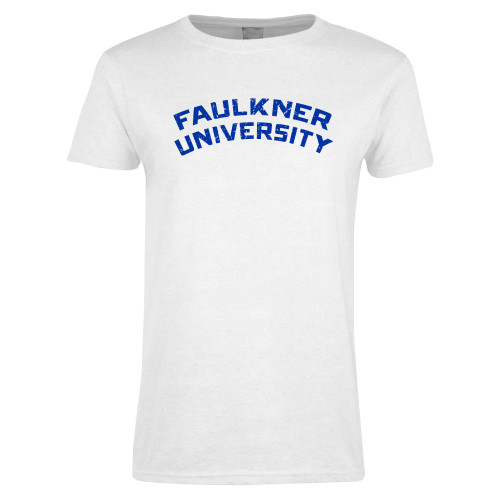  Womens White Short Sleeve Tee - Arch