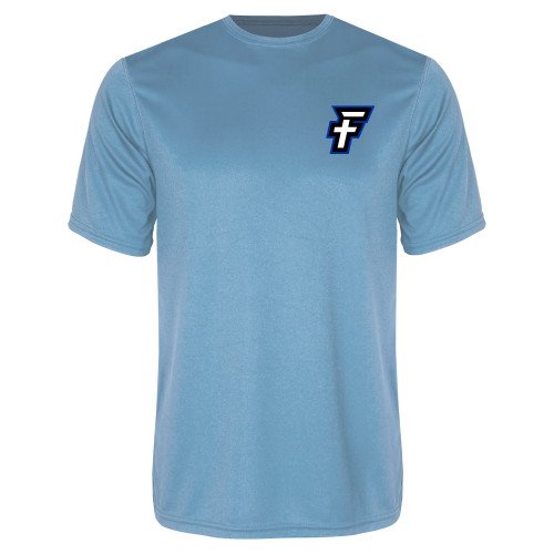  Light Blue Performance Tee - Faulkner University F