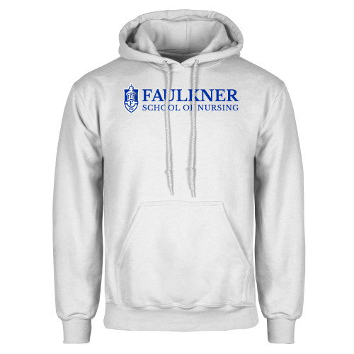  White Fleece Hoodie - Faulkner University School of Nursing