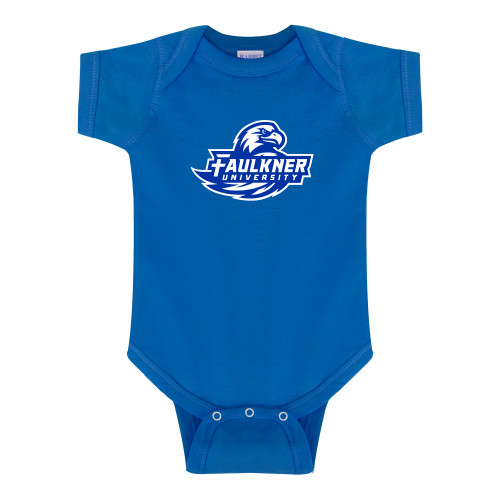  Royal Infant Onesie - Faulkner University Primary Logo