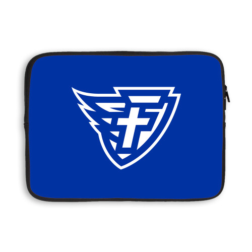  13 inch Neoprene Laptop Sleeve - Faulkner University F Wing Shield