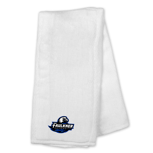  Baby Burp Cloth - Faulkner University Primary Logo EMB