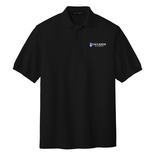  Black Silk Touch Polo - Faulkner Alumni