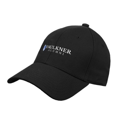  Black Structured Adjustable Pro Style Hat - Faulkner Alumni