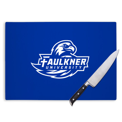 Cutting Board - Faulkner University Primary Logo