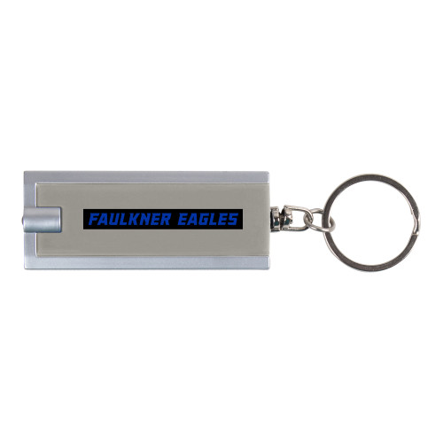  Turbo Silver Flashlight Key Holder - Faulkner Eagles Flat