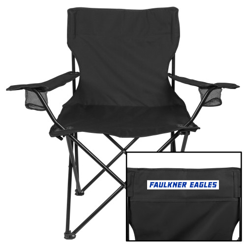  Deluxe Black Captains Chair - Faulkner Eagles Flat