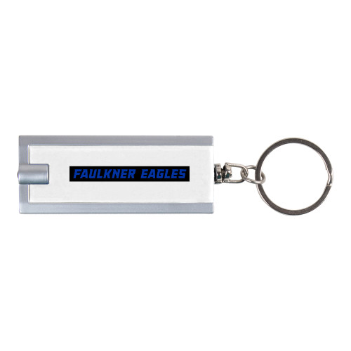  Turbo White Flashlight Key Holder - Faulkner Eagles Flat