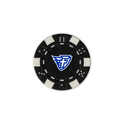  Black Game Chip - Faulkner University F Wing Shield