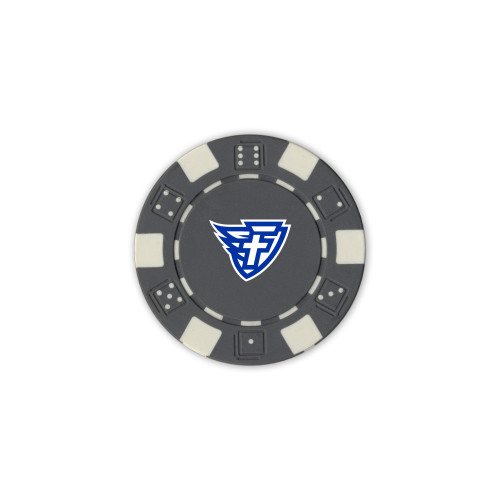  Grey Game Chip - Faulkner University F Wing Shield