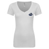 Thumbnail image for  Next Level Womens White Ideal V Tee