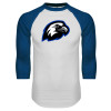 Thumbnail image for  White/Royal Raglan Baseball T Shirt