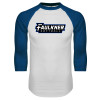 Thumbnail image for  White/Royal Raglan Baseball T Shirt