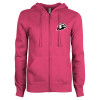 Thumbnail image for  ENZA Womens Fuchsia Fleece Full Zip Hoodie