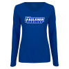Thumbnail image for  Womens Royal Long Sleeve V Neck Tee 