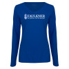 Thumbnail image for  Womens Royal Long Sleeve V Neck Tee 