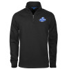 Thumbnail image for  Black Slub Fleece 1/4 Zip Pullover