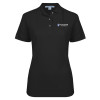 Thumbnail image for  Womens Silk Touch Black Pique Polo