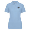 Thumbnail image for  Womens Silk Touch Light Blue Pique Polo