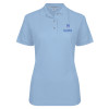 Thumbnail image for  Womens Silk Touch Light Blue Pique Polo